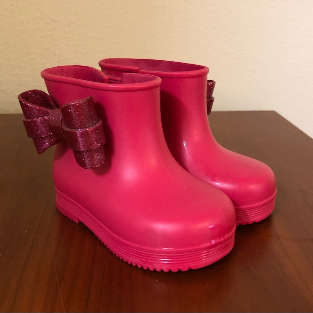 Mini Melissa Toddler Rainboots Size 6/7